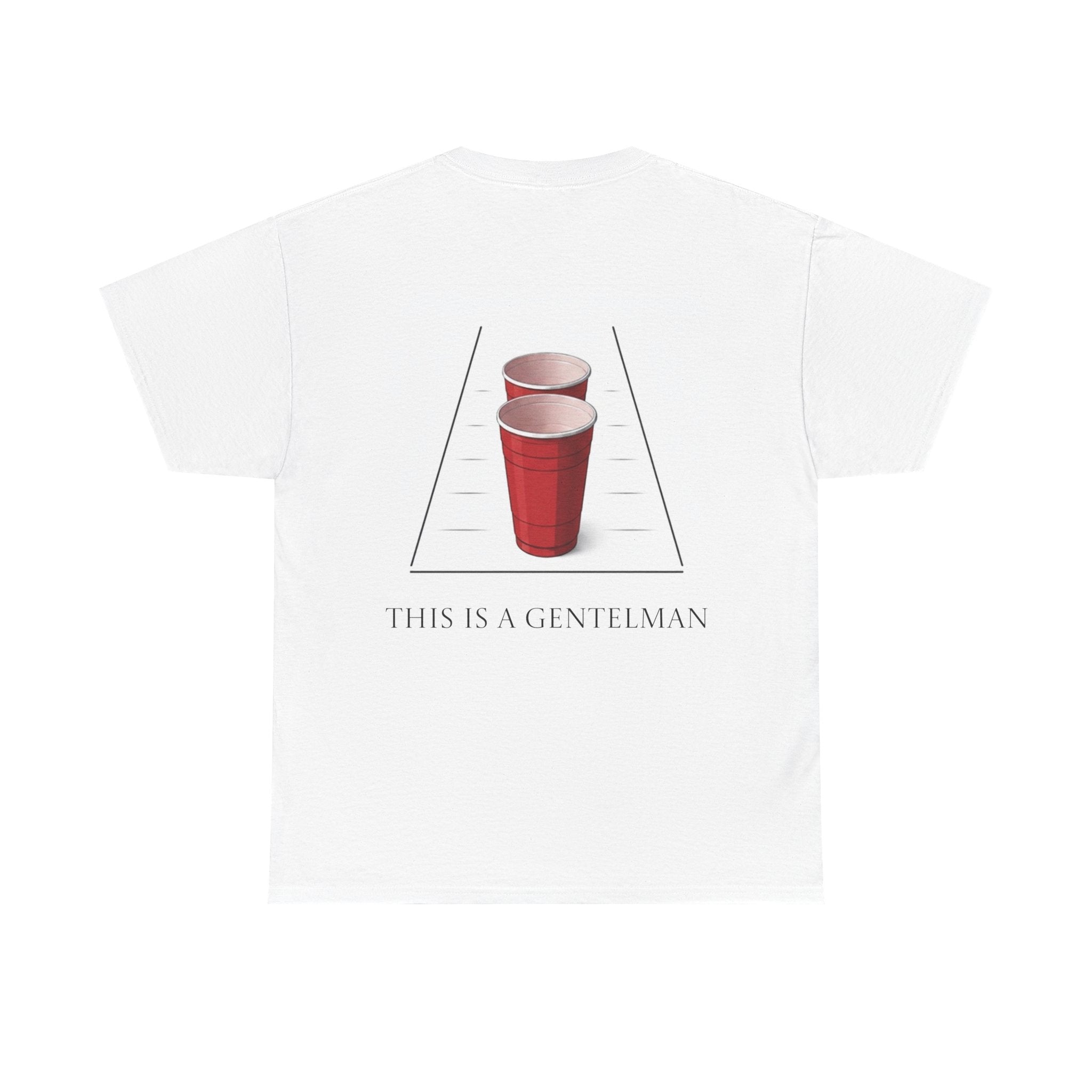 T-Shirt — "This Is A Gentleman" Red Cups Graphic Tee