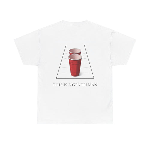 T-Shirt — "This Is A Gentleman" Red Cups Graphic Tee