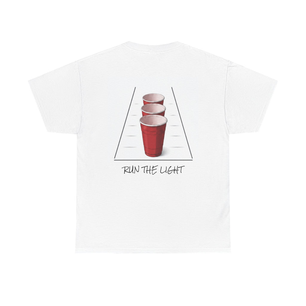 Beer Pong T-Shirt — "Run The Light" Graphic Tee