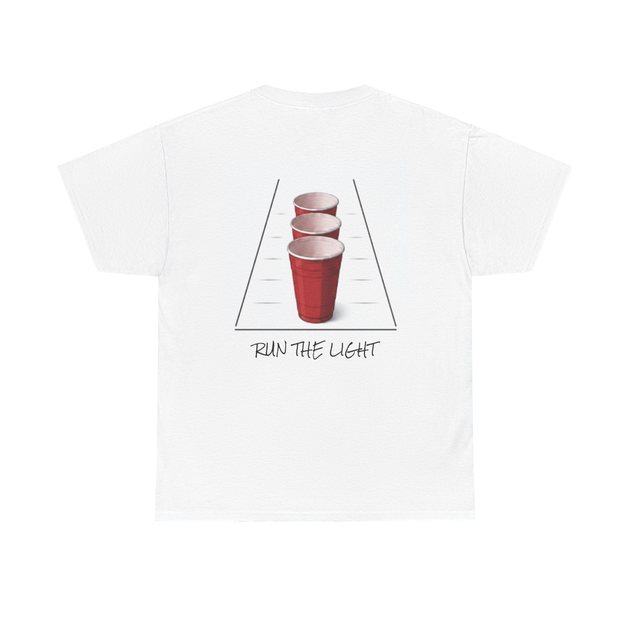 Beer Pong T-Shirt — "Run The Light" Graphic Tee