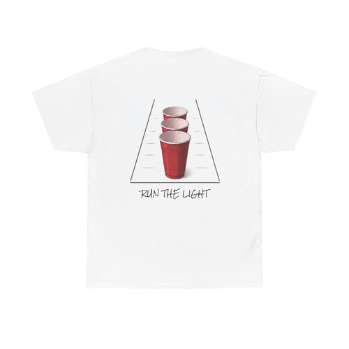 Beer Pong T-Shirt — "Run The Light" Graphic Tee