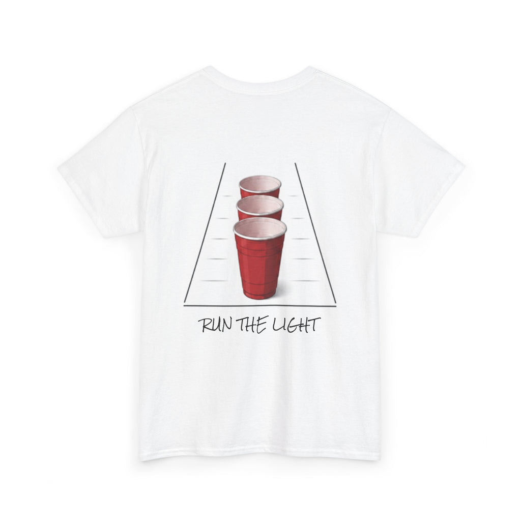Beer Pong T-Shirt — "Run The Light" Graphic Tee